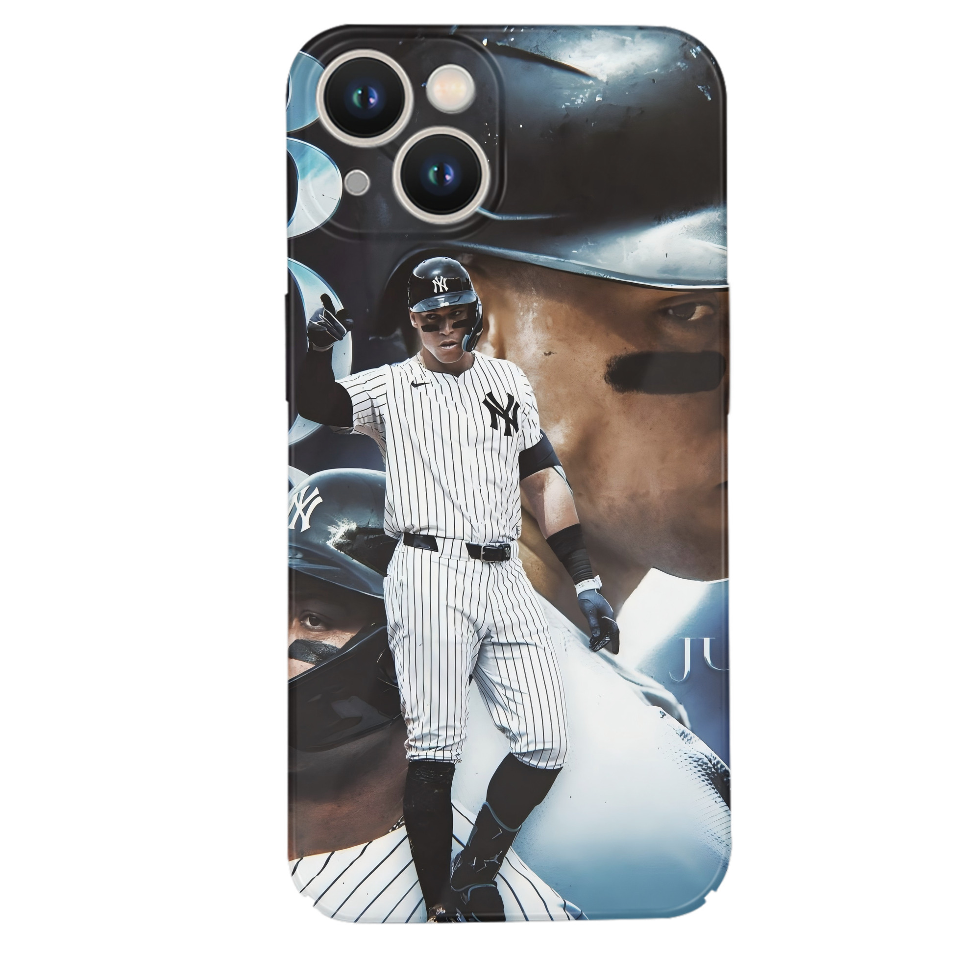 Aaron Judge 300 Home Runs 1 IPhone 14 Series Full-Cover Hard Case – Shockproof With Raised Camera Protection – Precise Cutouts, Wireless Charging Compatible – Durable, Anti-Yellowing, Easy To Clean